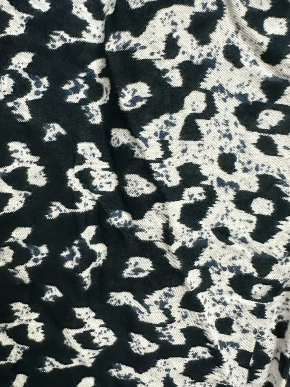 Vintage 90s Black & White Boho Pants Women's Size Medium Swim Cover-Up Summer